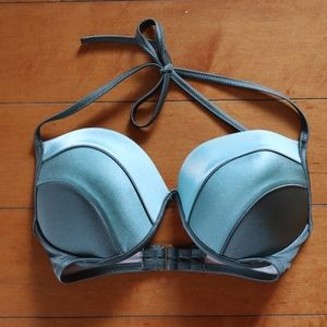 Shade&Shore Green padded Bikini Top 34dd
